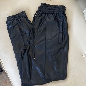 Blank NYC Faux Leather Joggers